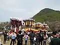 下宮で行われる高屋祭り