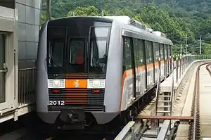 2号線で使用されている2000系電車