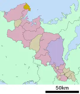 伊根町位置図