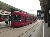 インスブルック中央駅電停（Hauptbahnhof）（2014年撮影）