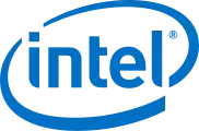 「Intel」ロゴ（2006年～2020年）