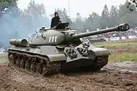 元チェコスロバキア軍のIS-3。現在はレザニー軍事技術博物館の所有車両で、走行可能なように動態保存されている。