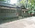 石上神宮の摂社・出雲建雄神社拝殿（国宝）