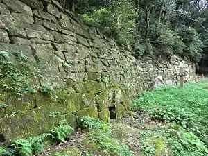 石城山神籠石の東水門跡