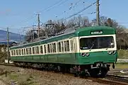 3000系1次車3501編成（軌道線車両復刻塗装）