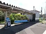 駅舎外の化粧室（2019年5月）