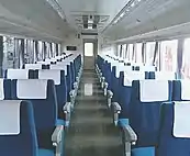 クハ481-603車内九州鉄道記念館保存車