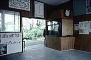 旧待合室（旧駅本屋内 1998年9月）