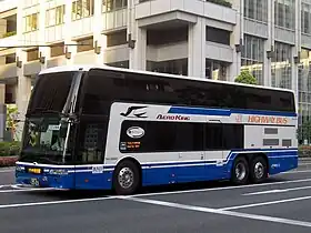 ドリームなごや号のプレミアムシート装備車JR東海バス