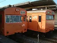 103系（高運転台・低運転台）（2003年8月11日 南浦和駅）