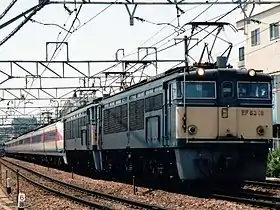 EF63と協調運転中の489系「白山」