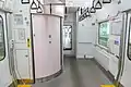 トイレと車椅子スペース（クモハE128-113）