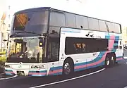 JR四国エアロキング導入1号車両（のちに塗装変更され、現在は廃車）