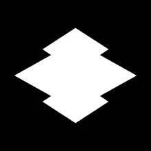 .mw-parser-output ruby.large{font-size:250%}.mw-parser-output ruby.large>rt,.mw-parser-output ruby.large>rtc{font-size:.3em}.mw-parser-output ruby>rt,.mw-parser-output ruby>rtc{font-feature-settings:"ruby"1}.mw-parser-output ruby.yomigana>rt{font-feature-settings:"ruby"0}松皮菱（まつかわびし）（『見聞諸家紋』）