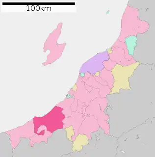 上越市位置図