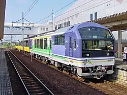 阿武隈急行での運転時の様子（2003年7月 角田駅 ）