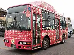 西部ルートの旧車両（受託：関東鉄道）