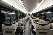 プレミアムカーの車内