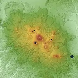 御池の位置（100x100内）