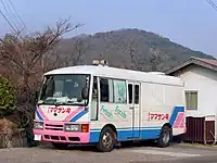 移動スーパー「寿屋ママサン号（大分県豊後高田市）