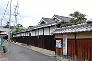 河内長野駅付近の高野街道（河内長野市、地図）