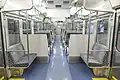 更新車の車内（クハ115-1004）