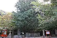 熊野神宝館の前より。