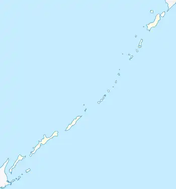 ユジノ・クリリスクの位置（千島列島内）