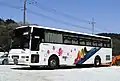 過去に運行された4列シート車（除籍済み）ガーラ・富士重工