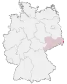 Lage der kreisfreien Stadt Görlitz in Deutschland