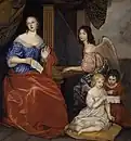 『ルイーズ・ド・ラ・ヴァリエールと子供たち(Louise de La Vallière et ses enfants) ピーター・レリー, キャンバスに油彩