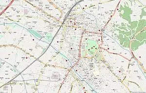 桜町の位置（金沢市街内）