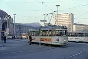 1950年代以降導入された大型ボギー車（1979年撮影）