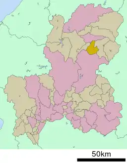 久々野町の位置