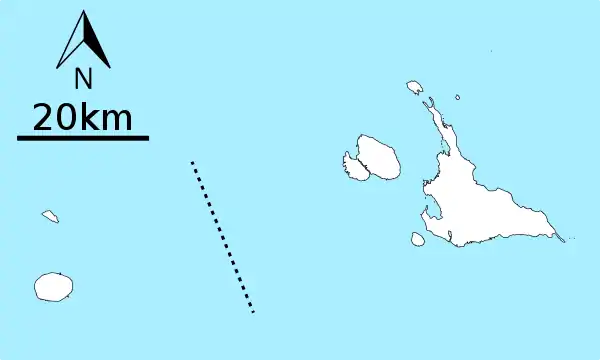 宮古列島の位置（宮古列島内）