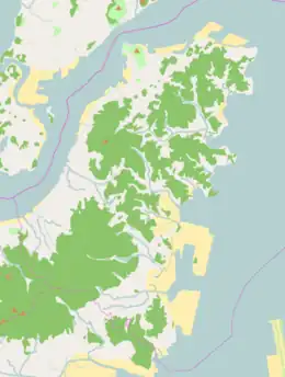 門司区の地図（町村制施行時（明治22年）の村名と明治元年当時の町村名）