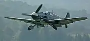 HA 1112-M1LにDB605を搭載するなどしてBf-109G-6を再現した改造機（D-FMBB）