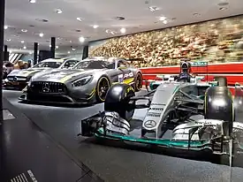 2010年代のF1ショーカーとAMG GT3（2015年）