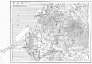 1930年当時の三池地区の鉄道網