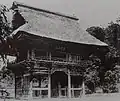 かつての山門（1927年の北丹後地震で倒壊）