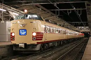 485系のムーンライトえちご（定期列車）