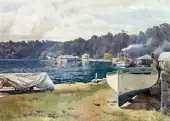 (画)ジョン・マザー"Mosmans Bay"(1889)