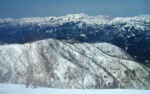 法恩寺山から望む大日山