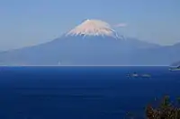 北側に富士山