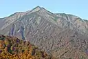 上倉山より望む大朝日岳