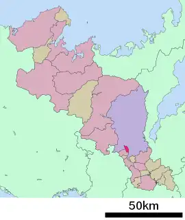 向日市位置図