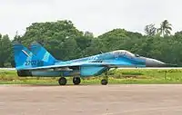 ミャンマー空軍のMiG-29（9.12）。