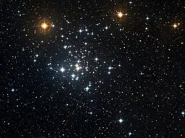 The Southern Beehive の通称で知られる散開星団NGC 2516。