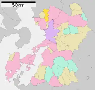 和水町位置図