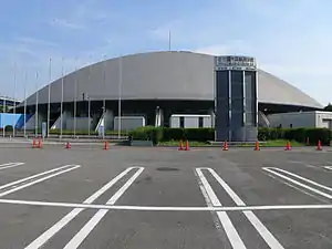 名古屋オートトレンドが開催されるポートメッセなごや（名古屋市国際展示場）